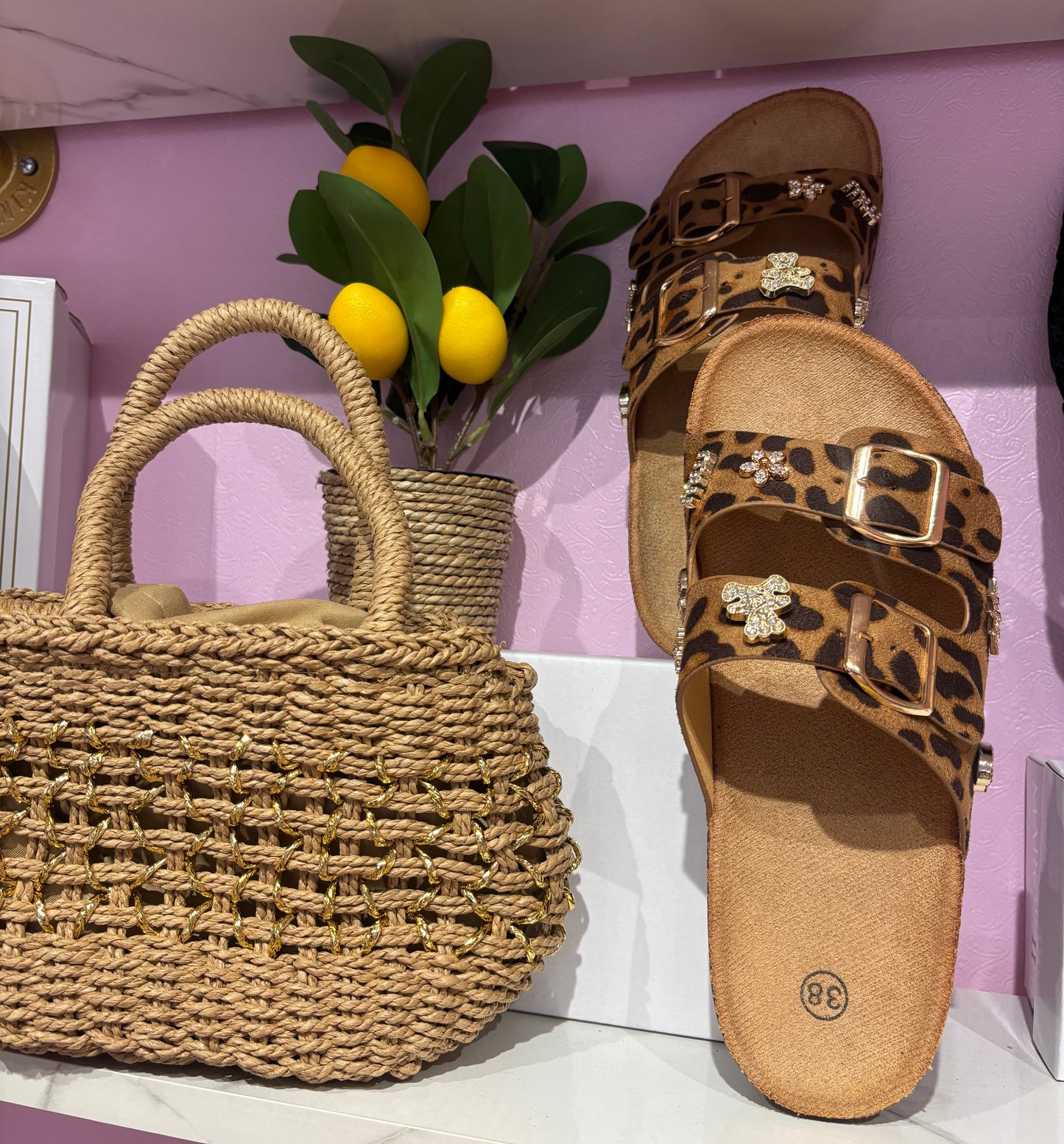 Sandales leopard
