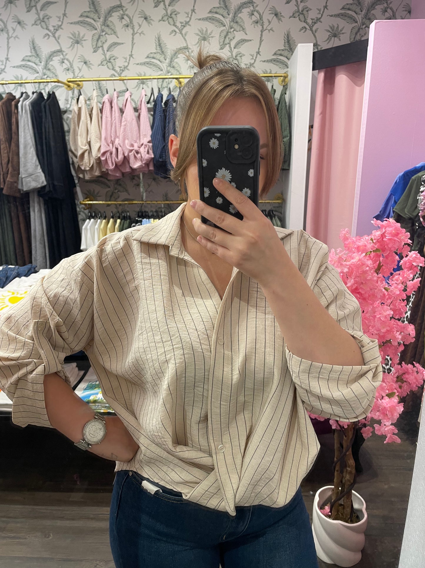 Chemise Rayée Légère