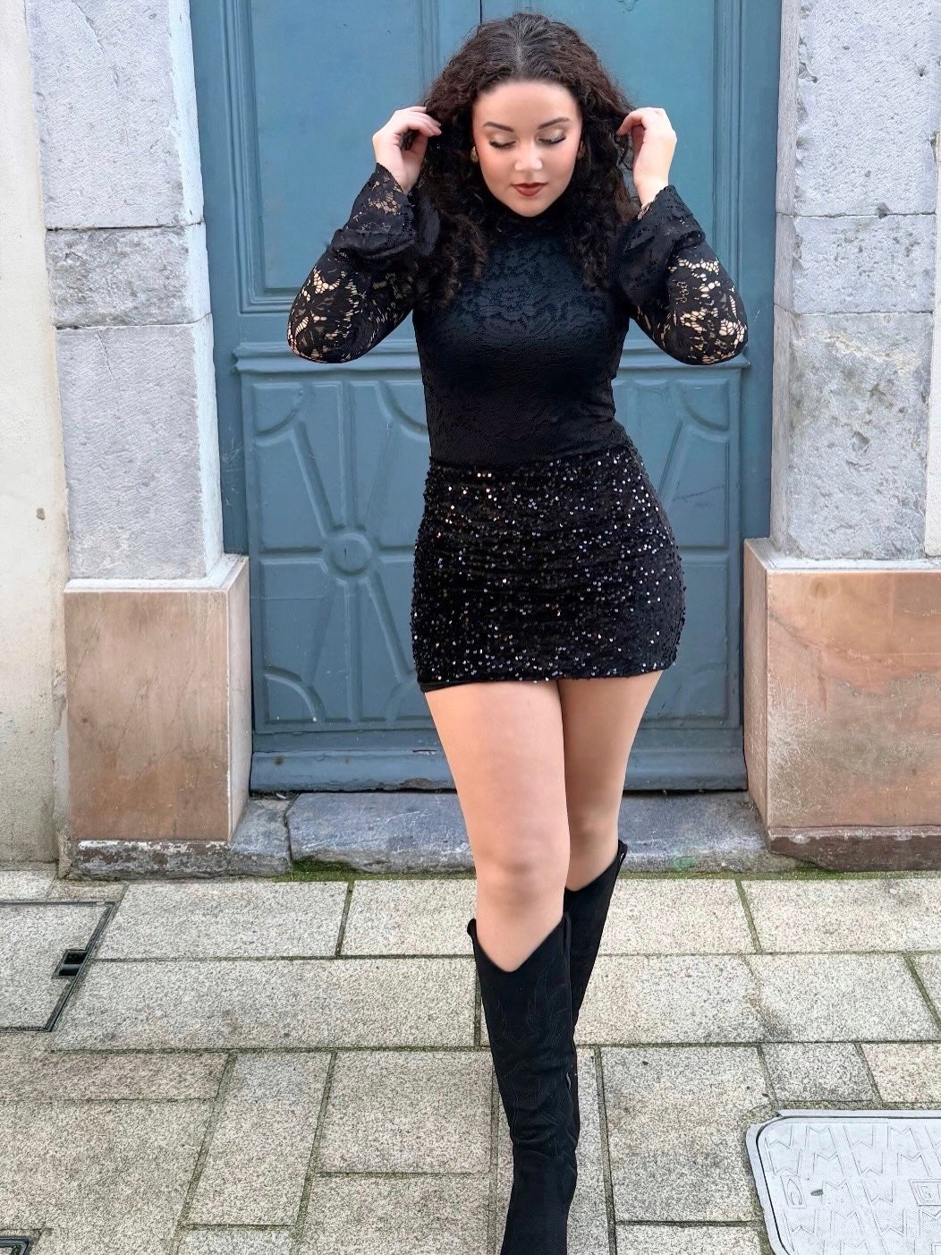 ✨ Jupe à sequins – Spécial Fêtes ✨