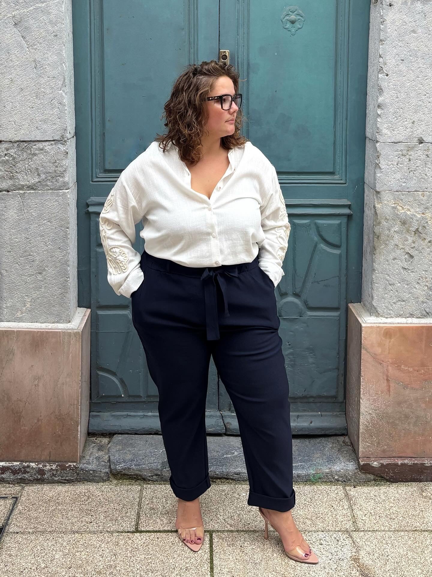 Pantalon a pince