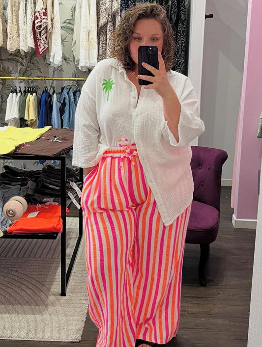 Pantalon rayé
