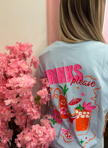 Tee-shirt "Drinks" – Taille unique