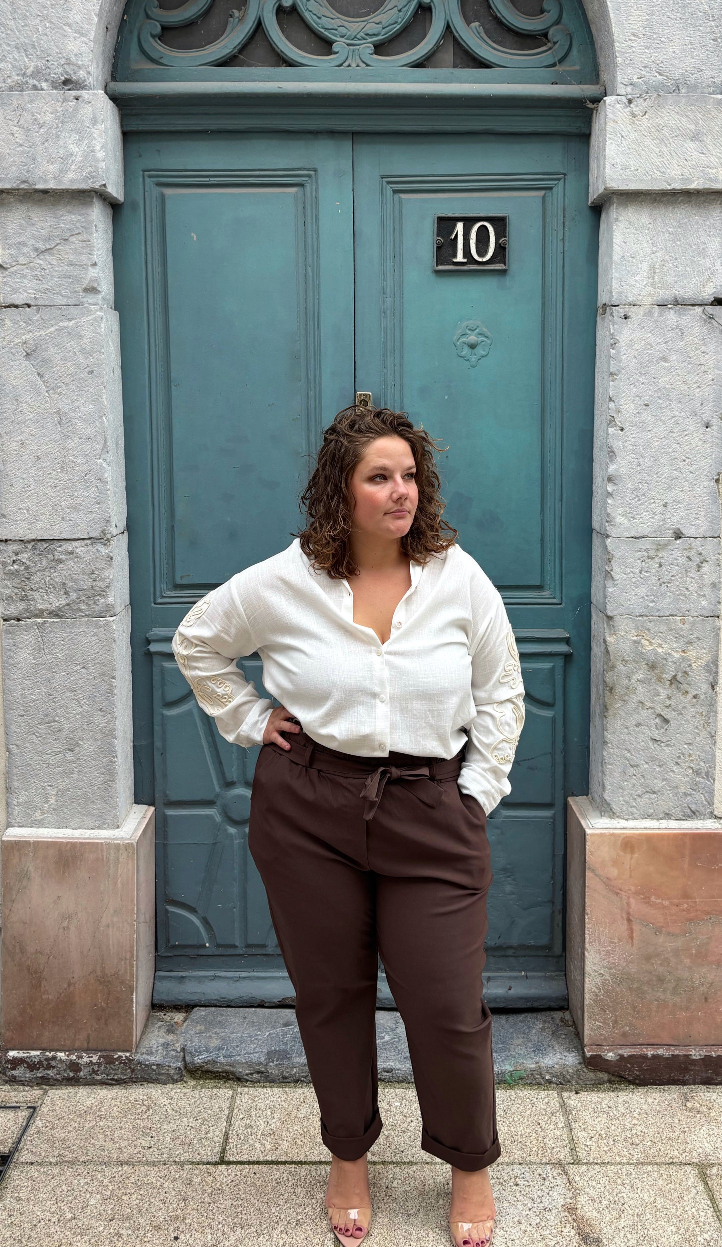 Pantalon a pince