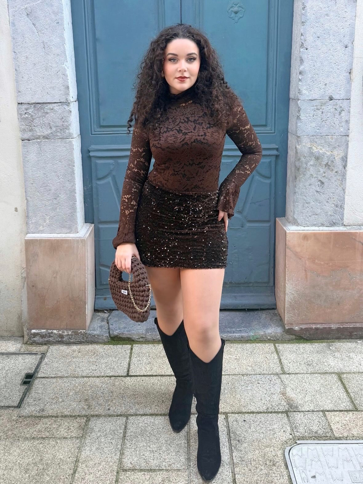 ✨ Jupe à sequins – Spécial Fêtes ✨