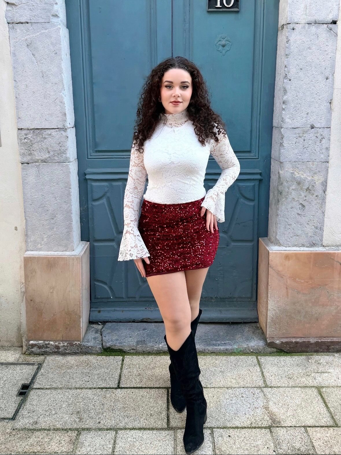 ✨ Jupe à sequins – Spécial Fêtes ✨